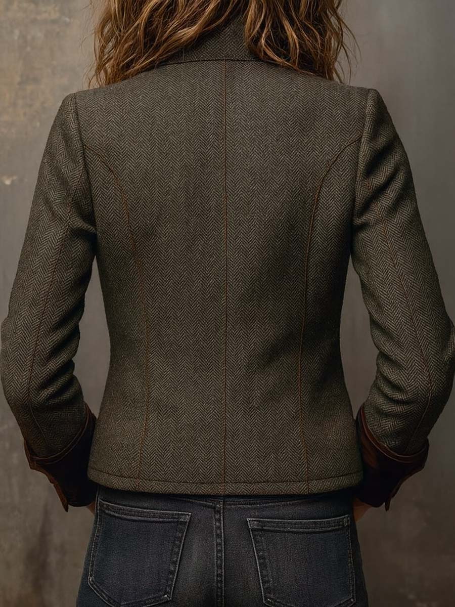Blazer de espiga Honorine