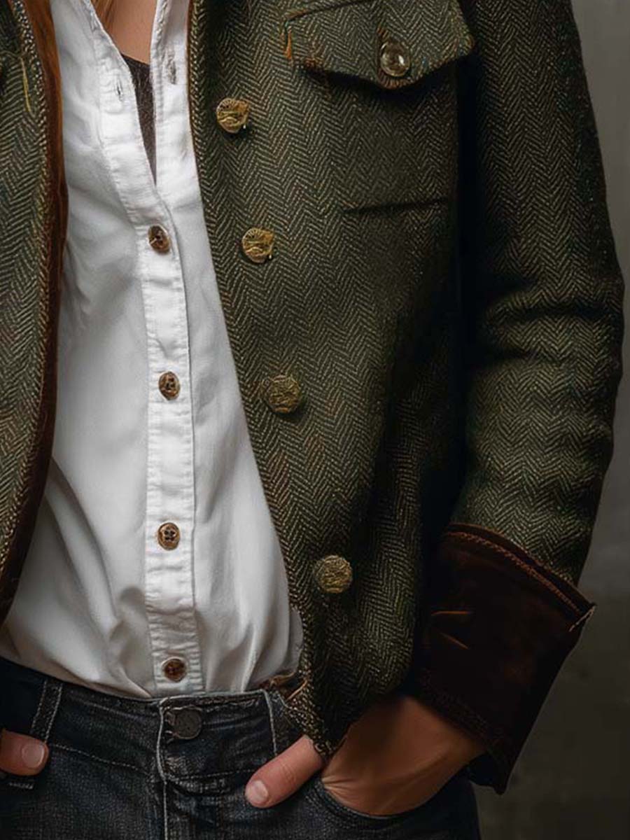 Blazer de espiga Honorine